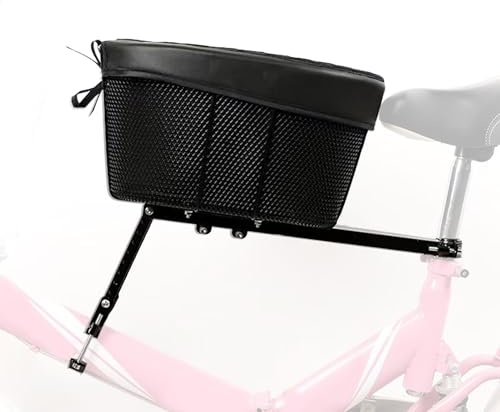 Panier De Vélo pour Chiens | Carrier des Animaux De Compagnie À Vélos À Face Extensible | Panier De Rangement Pliable | Sac Détachable Étanche pour Chiens, Chats, Shopping, Voyages en Plein Air,