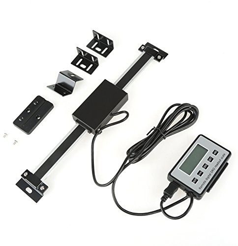 Linéaire Numérique à Distance, 0-150mm Échelle Linéaire à Distance LCD Lecture Numérique Multifonctionnelle Outil de Mesure Règle d'Affichage pour des Machines de Fraisage, Tour à Bois et Métal