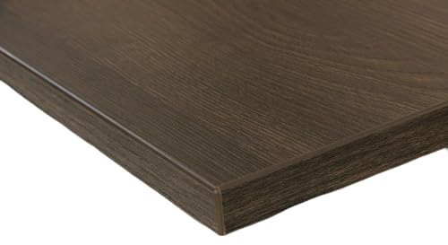 Schreibtischplatte 120x80 aus Holz DIY Schreibtisch direkt vom Hersteller vielseitig einsetzbar - Tischplatte Arbeitsplatte Werkbankplatte mit 125kg Belastbarkeit & Kratzfestigkeit - Noce Eiche