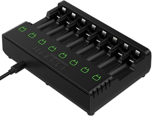 Venom Power Rechargeable AA/AAA Battery 8-Way Charging Dock