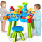Ci Vetch 4-in-1 Sand Water Table Toys for Toddlers, Outdoor Sand and Water Play Table Beach Toys for Kids Boys Girls, Water Activity Tables Summer Toys for Outside Backyard for Toddlers Age 3+