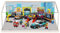 Acrylic Display Case for Lego City Custom Car Garage 60389 Model - Dustproof Anti-UV Storage Box - Ideal for Collectors (Background B(36*26*12))