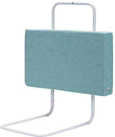 SWANEW 1 griglia per letto per bambini, 60 x 28 cm, con 5 fori, regolabile in altezza, morbida protezione dalle cadute, per letto di famiglia e culla, colore: verde