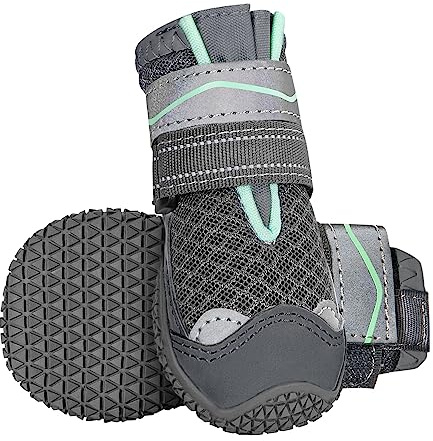 SlowTon Protección de las patas de los zapatos de perro, zapatos de perro antideslizantes e impermeables, suela de Goma reflectante, botas de perro de nieve de invierno para mascotas