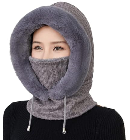 Balaclava Skimaske Winter Sturmhaube Für Kaltes Wetter Warm Winddicht Verstellbar Kapuzenschal Damen Schal Skifahren Damen Motorrad Sturmhaube Winter