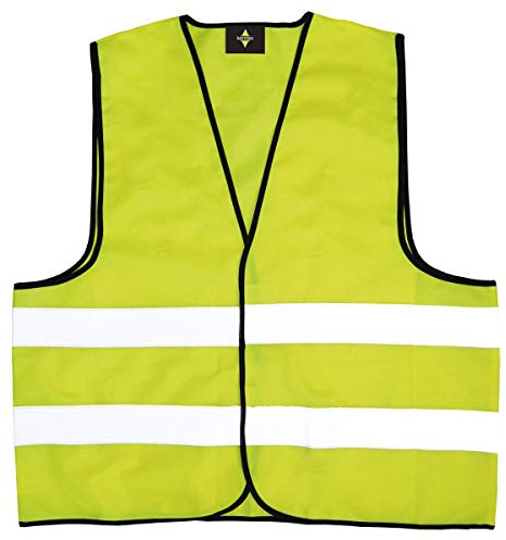 Korntex KXVWGM Varningsväst Standard Svart Söm, Medium, Gul