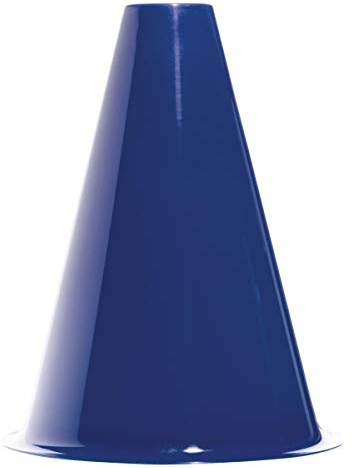 Anderson's Premium Navy Blue 8 Megaphone Noisemaker Boost School Spirit Cheerleader Sports Football Basketball Homecoming Squad Team Party Dance Club Parade Competition Performance Fan Pack of 10