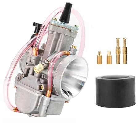 Viviance Carburateur moto compatible avec PWK 21-34MM 2T 4T Carburateur Moto avec Power Jet compatible avec Yamaha Koso ATV Quad UTV - 21MM