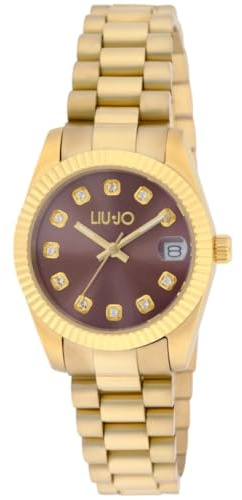 Liu Jo - Orologio al Quarzo da Donna, Modello Casual Timeless TLJ2487, con Cinturino in Acciaio e Cristalli nel quadrante
