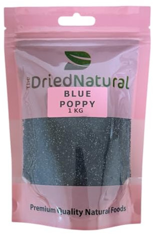 Blue Poppy Seeds 1 KG - Premium Quality - The Dried Natural