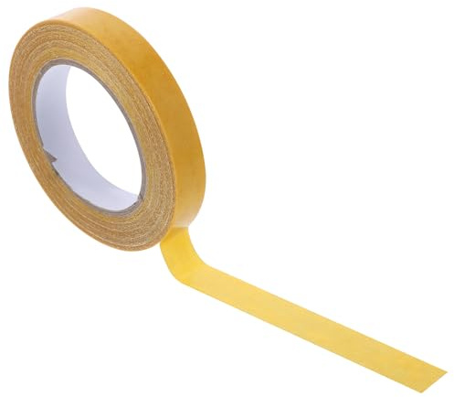 JOINPAYA Ruban Adhésif Double Face Large 2 CM X 183 M Ruban pour Moquette Renfort en Fibre de Verre Adhésif Extra Fort pour Montage Fixation Antidérapante Usage Intérieur et