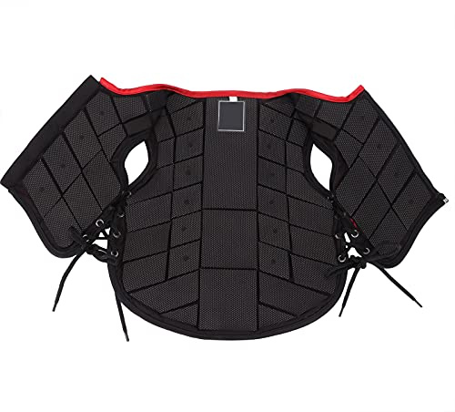 Cryfokt Gilet D'équitation pour Enfants, rembourré en Mousse Rouge, Protection Corporelle de sécurité pour L'équitation, Ajustement Confortable, adapté à Toutes Les Saisons (CL)