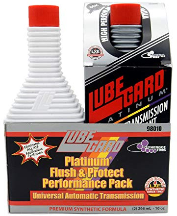 Lubegard 98010 Platinum Universal Flush and Protect Performance Pack for Automatic Transmissions, (2) 10 Ounce Bottles