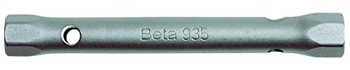 Beta 935 6X7 - Chiavi a tubo doppie esagonali serie leggera cromate satinate