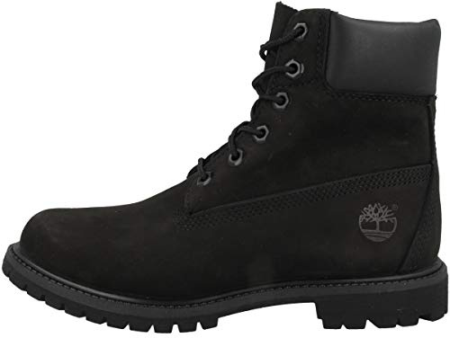 Timberland 6 in Premium Waterproof (Wide Fit), Women’s Classic Boots, Black (Black Waterbuck), UK (36 EU)