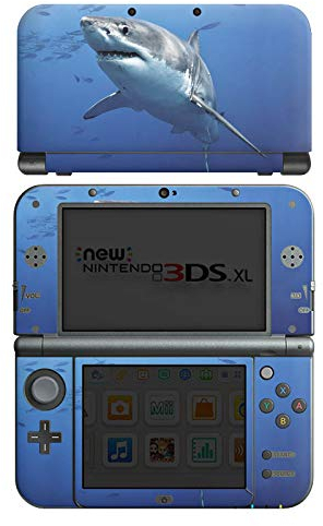 DeinDesign Skin kompatibel mit Nintendo New 3DS XL Folie Sticker Hai Fisch Meer