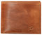 ALMADIH Leder Portemonnaie RFID Schutz querformat 15 Kartenfächer Premium Rindsleder + Geschenkbox (P2Q-BD) Herren Börse Geldbörse Geldbeutel Portmonee Brieftasche Unisex cognac tan braun (P2Q deluxe)