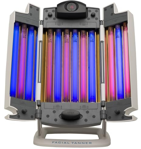 Eurosolar Facial Tanner Turbo Power Gesichtsbräuner - Bräune im gesamten Gesicht und oberen Dekolleté - Beruhigend auf der Haut - Rot