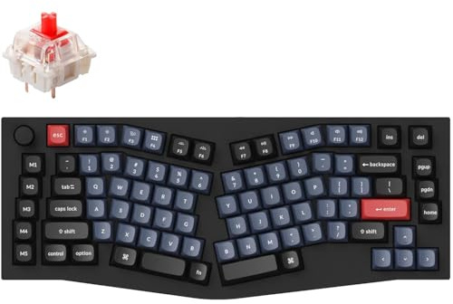 Keychron Llave Q10 Alice ALU RGB Gat Red BK H Q10-M1-DE