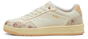 Puma Court Classy Crafted Flowers, Basket Femelle, Warm White-Almost Apricot,