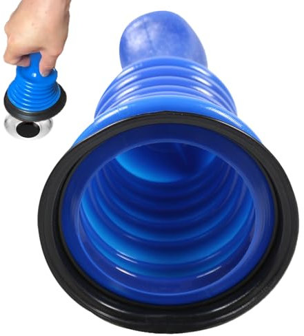1 Pcs Sink Plunger, Toilet Plunger for Unblocking Drains – Heavy Duty Suction Plunger for Kitchens, Bathrooms & Toilets
