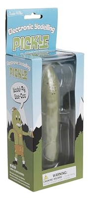 Archie McPhee Yodeling Pickle: A Musical Toy, Fun for All Ages, Great Gift, Hours of Mindless Entertainment, Multi-colored