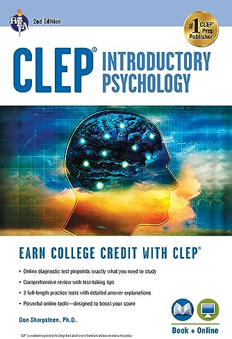CLEP® Introductory Psychology Book + Online (CLEP Test Preparation)