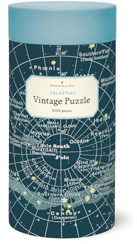 Cavallini Papers & Co. Celestial 1,000 Piece Puzzle, Multi