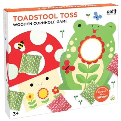 Toadstool Toss Wooden Cornhole Game