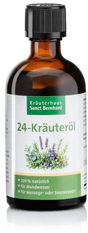 Sanct Bernhard 24 - Olio essenziale puro al 100%, 100 ml