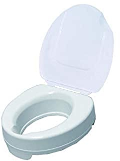 Drive Devilbiss 6-Inch Raised Toilet Seat Lid White Drive Devilbiss 6, 6 Inch