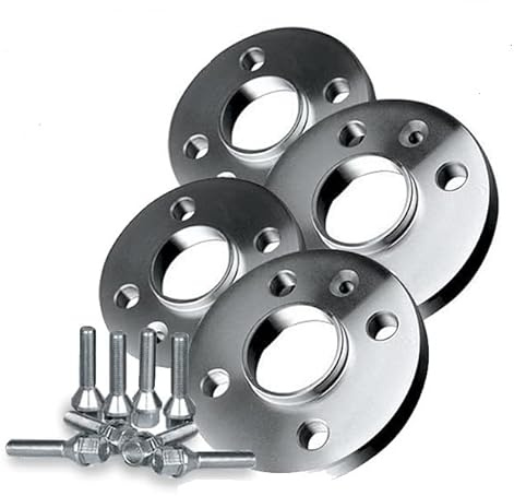 KOSKO Kit 4 DISTANZIALI Ruote 20 MM. COMPATIBILI con Jeep Renegade (BU) dal 2014 in Poi con BULLONI in Acciaio