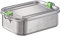 APS Hochwertige langlebige Edelstahl Lunchbox/Brotdose 1.100 ml inkl. Trennwand/auslaufsichere Frischhaltedose/Bento Box für Kinder, Freizeit & Erwachsene/mittlere Vesperbox