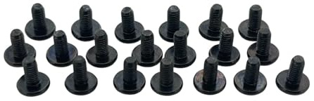 M3 x 6mm Round Head TV Stands Bracket Mounting Screws Bolts for Bush Hitachi JVC Panasonic (Pack of 20)