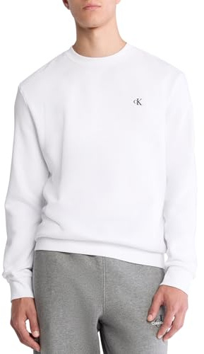 Calvin Klein 2026 Hombre Crew Cuello Soft Algodón Suéter Transpirable