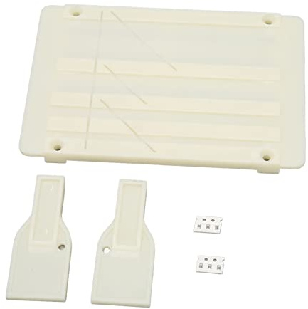 Naroote Ensemble D'épissure de Ruban Parfait pour Cassette Revoxsonido 1/4 10 Pouces - Plaque D'épissure de Haute Précision pour les Amateurs de Montage Vidéo - Matériau ABS