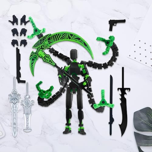 Genérico T13 Figura De Acción (ensamblaje Completado), 3D Impreso con Múltiples Uniones T13, Juguetes De Maniquí Impresos En 3D, para Los Amantes Los Juegos Juguete