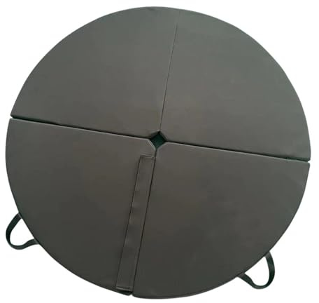 QLECXZI Pole Dance Security Mat With Handles Pad Offering Unique Portability And Enhanced Support For Training Sessions At Home Or In Studios Pole Dance Mat