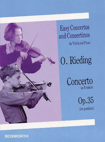 Oskar rieding: concerto in b minor op.35 (violin/piano): Concerto in B Minor, Op. 35 (1st Position)