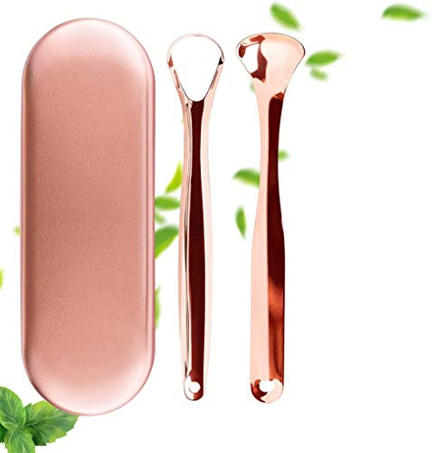 Zungenschaber aus reinem Kupfer | Zungenschaber aus reinem Kupfer kann Toxine und Bakterien beseitigen, um Mundgeruch zu verabschieden
