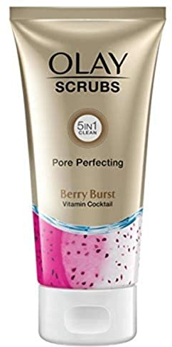 Olay Scrubben - Poren Perfektionierendes Peeling-Reinigungsmittel, Beere platzte - 150 ml