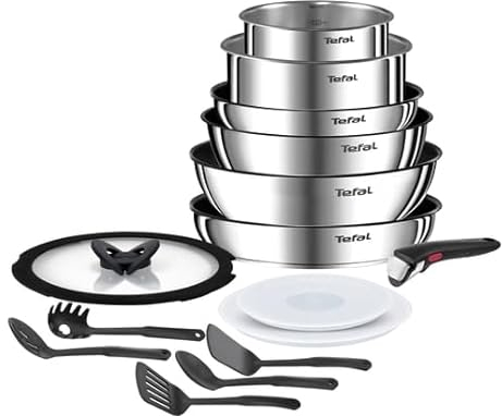 TEFAL Set poêles et casseroles Ingenio Emotion Set 15 pièces L897SF04
