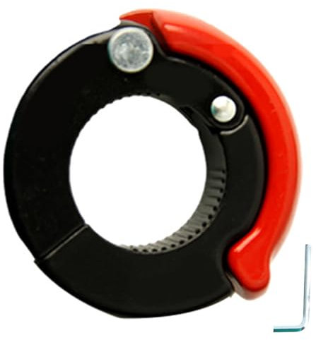 CUSROS Gancio per Manubrio di Moto in Lega di Alluminio da 20 mm - Porta Casco e Appendiabiti per Borse - per Bici e Moto Elettrica