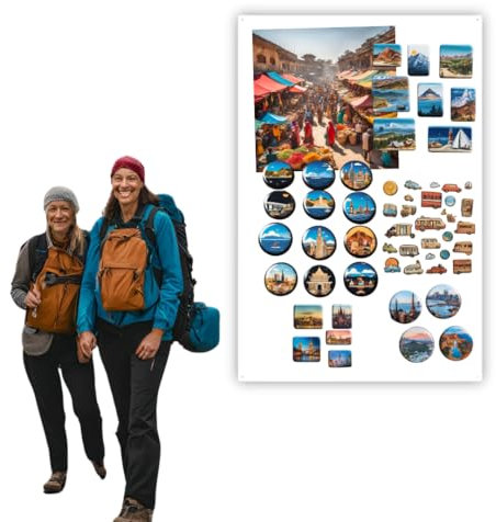 Anwicar Pizarra Magnética - Tablero magnético de 50x30 cm de acero - Ideal para imanes y notas - Pizarra magnética para escribir - incl. kit de montaje - Blanco