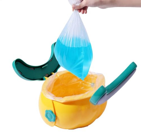 Tragbarer Toilettensitz, Kinder-Toilettensitz, Kürbisförmiger Töpfchen, leichter Reisestuhl, faltbarer Trainingstoilette, rutschfester -WC-Sitz, Camping Baby notwendig für Familien