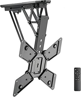 Supports TV Support TV Universel Télécommande Support TV électrique Support TV de Plafond Support TV Pliable Intelligent Compatible avec la Plupart des téléviseurs Plats et incurvé