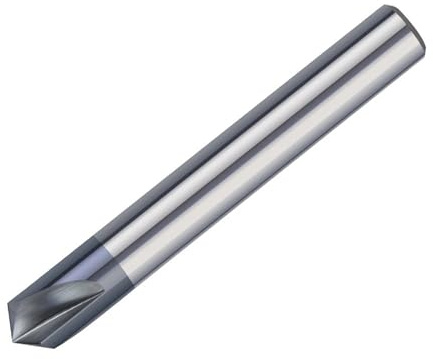 PRXFRWOW 3 Flute Carbide Chamfer End Mill 60/90/120 Degrees V Groove Router Bit HRC50 Milling Cutter for CNC Engraving and Deburr(10xD10x60degrees)