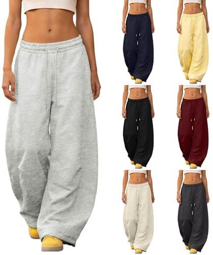 Baggy Joggers Women Wide Leg Oversized Casual, Streetwear Style Summer Joggers with Comfortable, Sport Dancing Loungewear for Fall