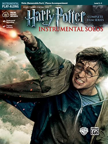 Harry Potter Instrumental Solos for Strings - Viola: Selections from the Complete Film Series (& Online Audio) (Alfred's Instrumental Play-along, Level 2-3)