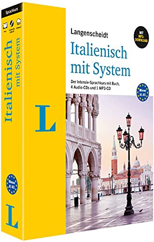 Langenscheidt Italienisch mit System - Sprachkurs für Anfänger und Fortgeschrittene. Der Intensiv-Sprachkurs mit Buch, 4 Audio-CDs und 1 MP3-CD: Der ... und MP3-CD (Langenscheidt mit System)
